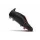 Adidas Predator Elite Fold-over Tongue FG Noir Gris Quatre Rouge Lucide