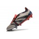 Adidas Predator Elite Fold-over Tongue FG Platin Métallique Noir Aurore Carbone