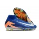 Nike Zoom Mercurial Superfly X Elite FG Bleu Blanc Orange