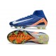 Nike Zoom Mercurial Superfly X Elite FG Bleu Blanc Orange