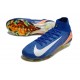 Nike Zoom Mercurial Superfly X Elite FG Bleu Blanc Orange