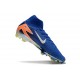 Nike Zoom Mercurial Superfly X Elite FG Bleu Blanc Orange