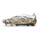 Chaussure Adidas Predator Elite Laceless FG Blanc Or Gris