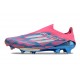 Chaussures adidas F50+ Laceless FG Bleu Solaire Blanc Ftwr Rose