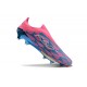 Chaussures adidas F50+ Laceless FG Bleu Solaire Blanc Ftwr Rose