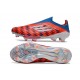 Chaussures adidas F50+ Laceless FG Rouge Blanc Bleu