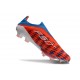 Chaussures adidas F50+ Laceless FG Rouge Blanc Bleu