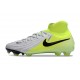 Chaussure Nike Phantom Luna 2 Elite FG Argent Métallique Noir Volt