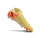 Chaussure Nike Phantom Luna 2 Elite FG Jaune Orange Noir