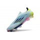 Chaussures adidas F50+ Laceless FG Bleu Très Pâle Semi Bleu Lucide Jaune Semi Solaire