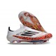 Chaussures adidas F50+ Laceless FG X Messi Blanc Noir Rouge
