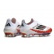 Chaussures adidas F50+ Laceless FG X Messi Blanc Noir Rouge