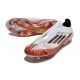 Chaussures adidas F50+ Laceless FG X Messi Blanc Noir Rouge