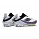 Chaussures adidas F50+ Laceless FG X Messi Blanc Ftwr Noir Violet Uni