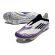 Chaussures adidas F50+ Laceless FG X Messi Blanc Ftwr Noir Violet Uni