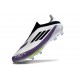 Chaussures adidas F50+ Laceless FG X Messi Blanc Ftwr Noir Violet Uni