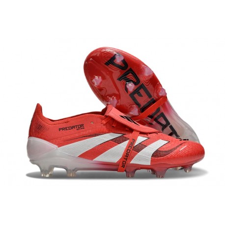 Adidas Predator Elite FT FG Rouge Lucide Blanc Noir
