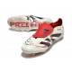 Adidas Predator Elite FT FG Blanc Cassé Noir Rubis Pur