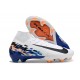 Nike Zoom Mercurial Superfly X Elite FG Blanc Noir Bleu