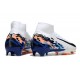 Nike Zoom Mercurial Superfly X Elite FG Blanc Noir Bleu