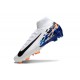 Nike Zoom Mercurial Superfly X Elite FG Blanc Noir Bleu