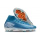 Nike Zoom Mercurial Superfly X Elite FG Bleu Blanc
