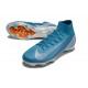 Nike Zoom Mercurial Superfly X Elite FG Bleu Blanc