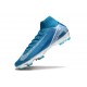 Nike Zoom Mercurial Superfly X Elite FG Bleu Blanc