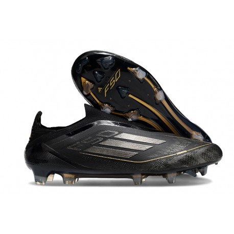 adidas F50 Elite LL FG Nouveau Noir Argenté Doré