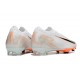 Nike Zoom Mercurial Vapor 16 Elite FG Blanc Noir Orange