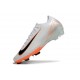 Nike Zoom Mercurial Vapor 16 Elite FG Blanc Noir Orange