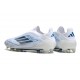 adidas F50 Elite LL FG Nouveau Blanc Bleu