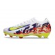 Nike Zoom Mercurial Vapor 16 Elite FG Blanc Jaune Viola Rouge