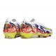 Nike Zoom Mercurial Vapor 16 Elite FG Blanc Jaune Viola Rouge