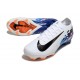 Nike Zoom Mercurial Vapor 16 Elite FG Blanc Noir Bleu