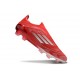 adidas F50 Elite LL FG Nouveau Rouge Argent
