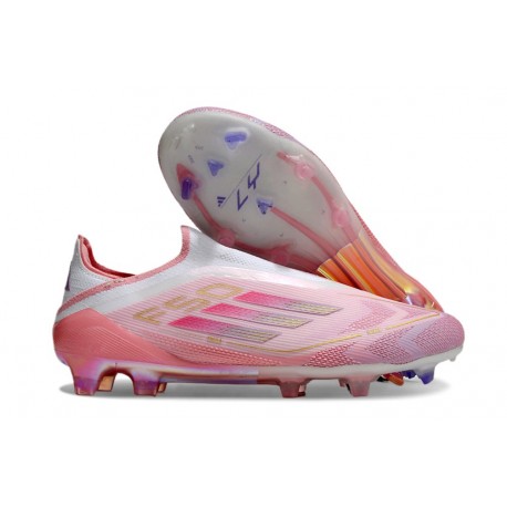 adidas F50 Elite LL FG Nouveau Rose Blanc