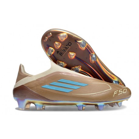 adidas F50 Elite LL FG Nouveau X BAD BUNNY Carton Blanc Crème Cyan Vifbvu