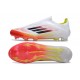 adidas F50 Elite LL FG Nouveau Blanc Noir Jaune Solaire Rouge