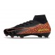Nike Zoom Mercurial Superfly X Elite FG Noir Orange Jaune
