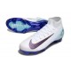Nike Zoom Mercurial Superfly X Elite FG Blanc Bleu Noir