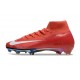 Nike Air Zoom Mercurial Superfly 10 Elite FG Rouge Blanc
