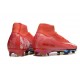 Nike Air Zoom Mercurial Superfly 10 Elite FG Rouge Blanc