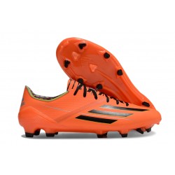 adidas F50 Elite FG Nouveau Crampon Orange Noir
