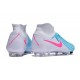 Chaussure Nike Phantom Luna 2 Elite FG Bleu Blanc Rose