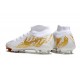 Chaussure Nike Phantom Luna 2 Elite FG Blanc Or