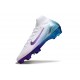 Nike Air Zoom Mercurial Superfly 10 Elite FG Blanc Violet Bleu