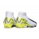 Nike Air Zoom Mercurial Superfly 10 Elite FG Blanc Noir Jaune