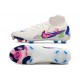 Chaussure Nike Phantom Luna 2 Elite FG Blanc Rose Bleu