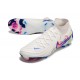 Chaussure Nike Phantom Luna 2 Elite FG Blanc Rose Bleu